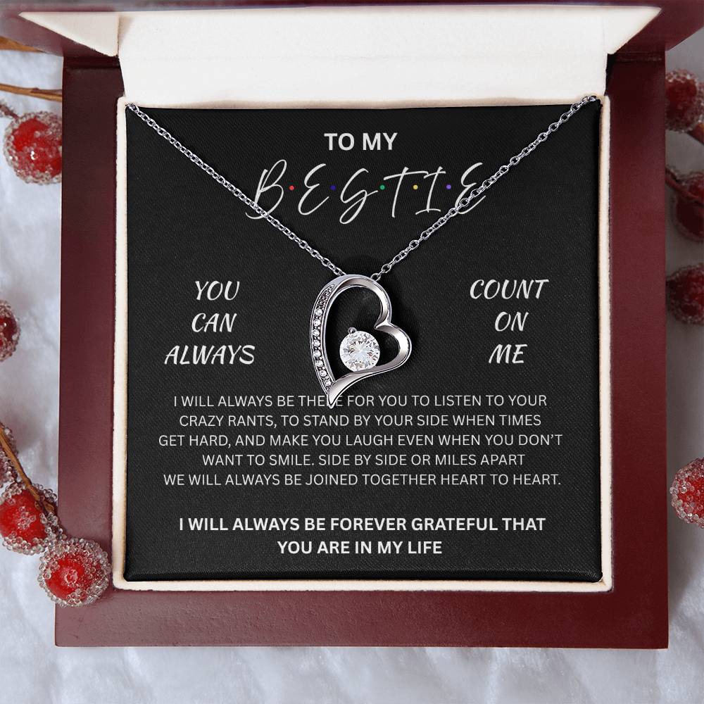 Brilliant Forever Love Necklace for your Very "Best friend"