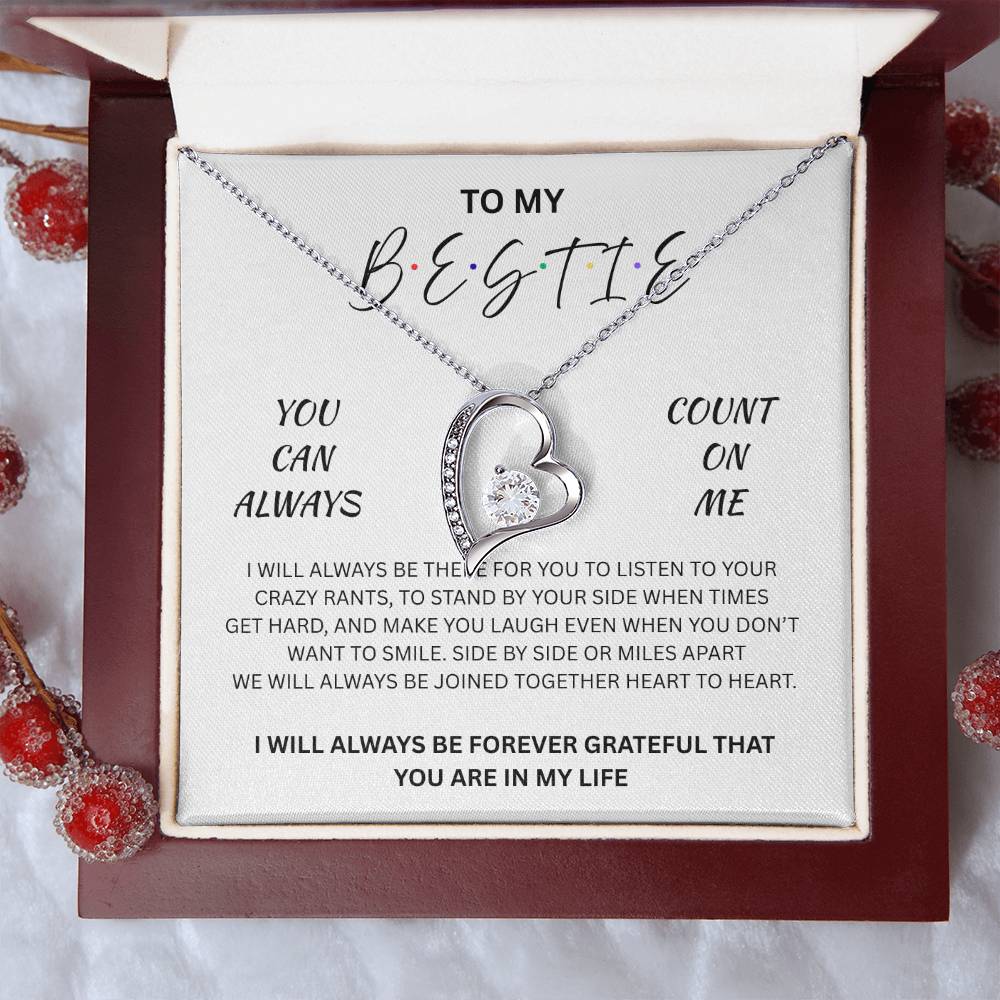 Brilliant Forever Love Necklace for your Very "Best friend"