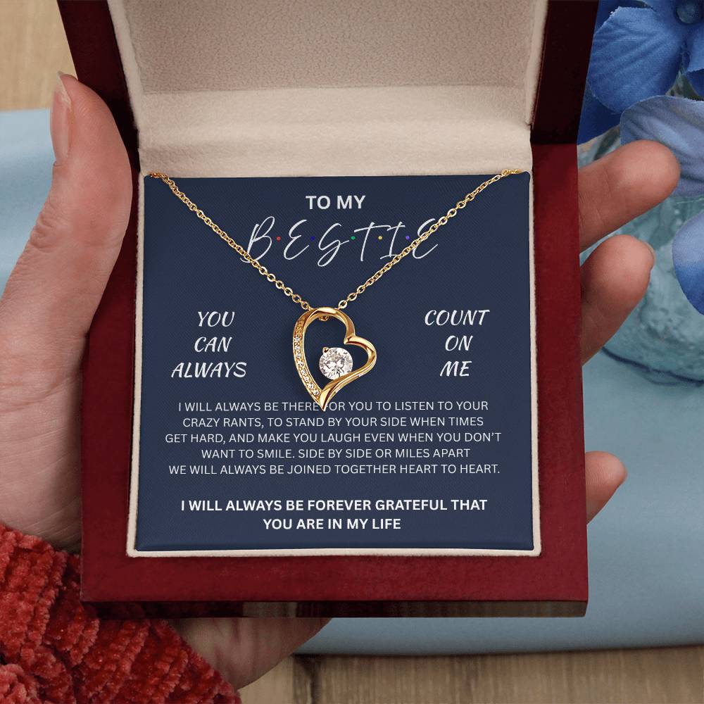 Brilliant Forever Love Necklace for your Very "Best friend"