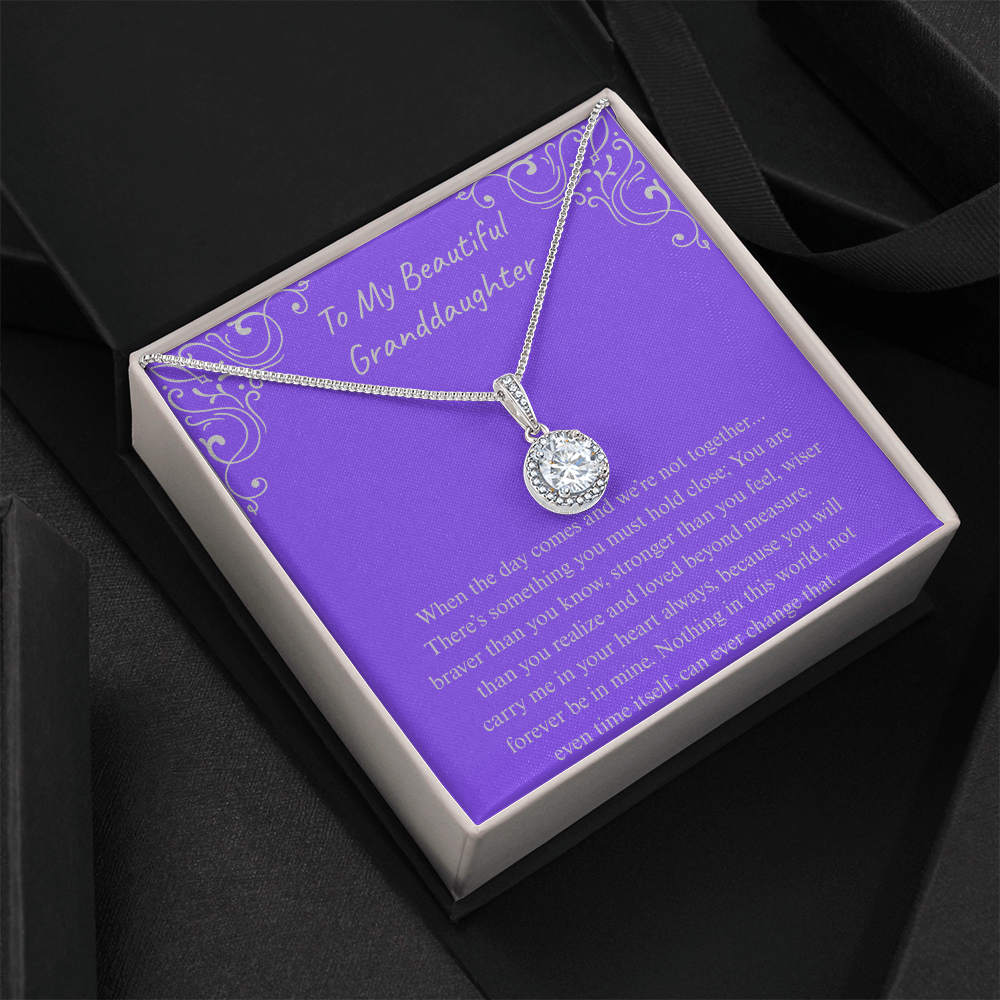 The Gift of Forever love "To My Beautiful Granddaughter" Eternal Hope Necklace