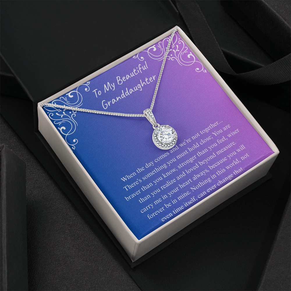 The Gift of Forever love "To My Beautiful Granddaughter" Eternal Hope Necklace
