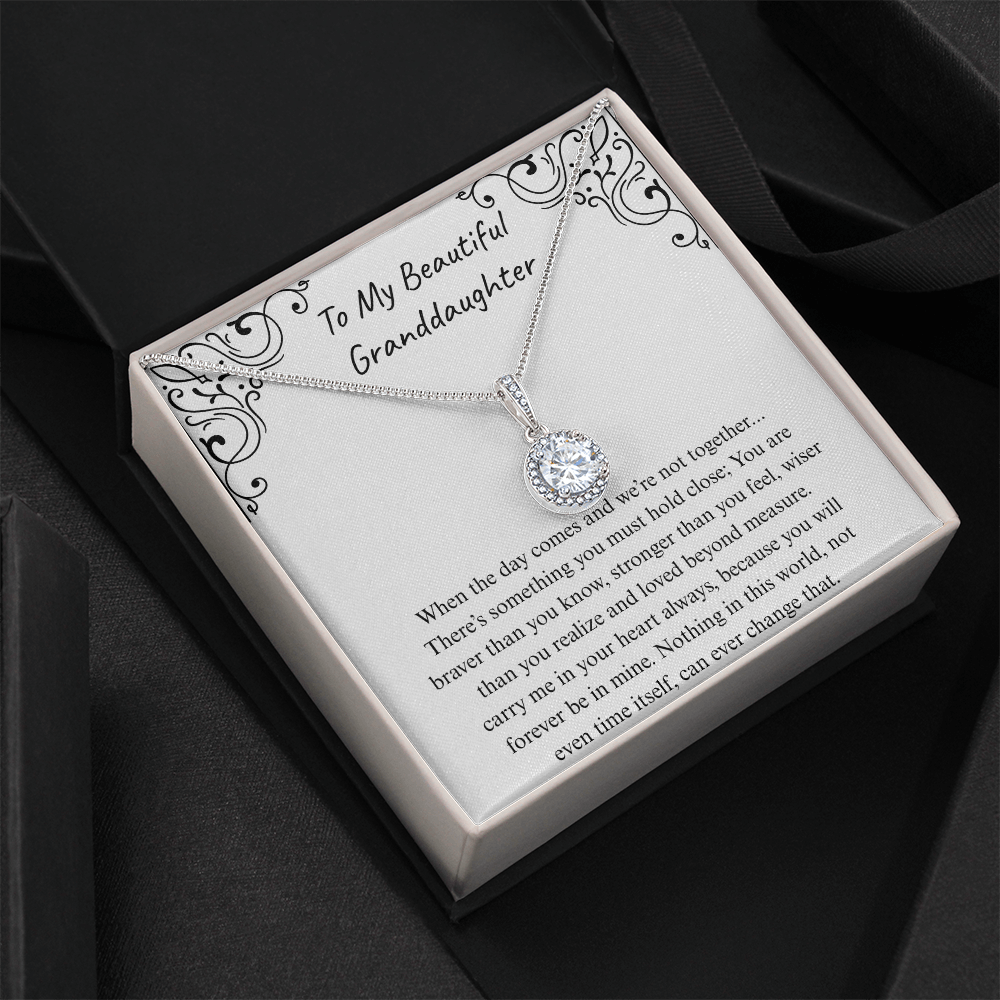 The Gift of Forever love "To My Beautiful Granddaughter" Eternal Hope Necklace