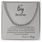 Bold Cuban Link Chain "To My Big Brother"