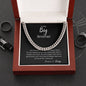 Bold Cuban Link Chain "To My Big Brother"