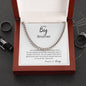 Bold Cuban Link Chain "To My Big Brother"