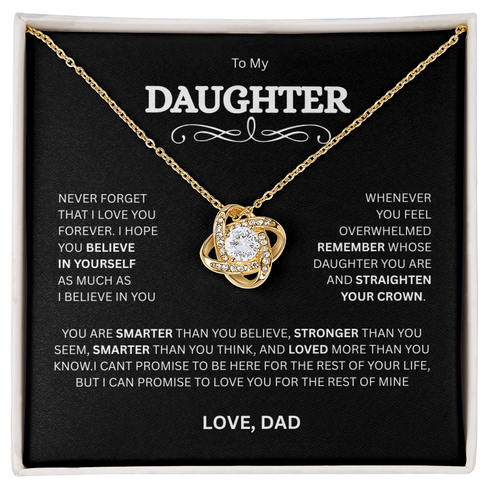Gift for Daughter "To My Daughter, Love Dad"
