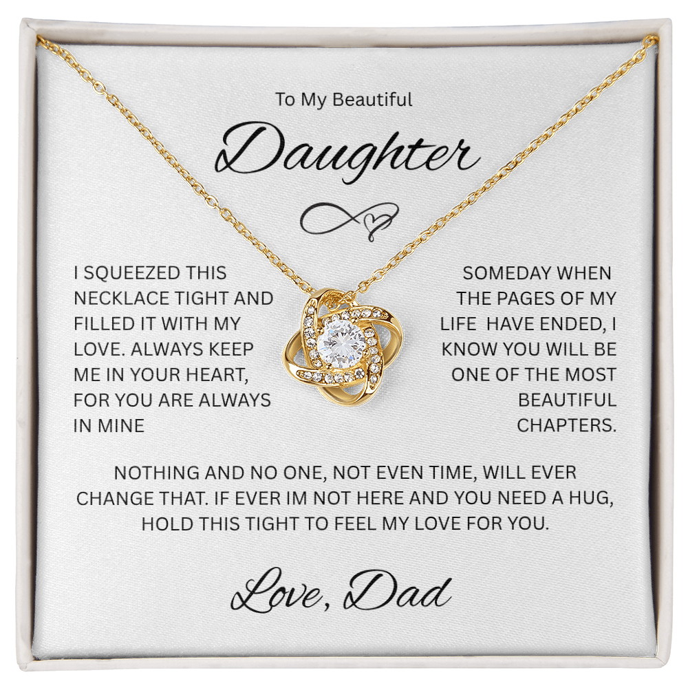 Dazzling Daughter Gift "To My Beautiful Daughter, Love Dad"