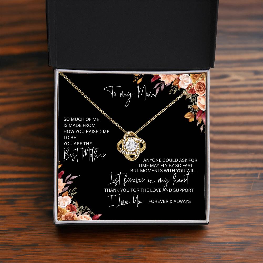 Exquisite Gift for Mom The "Love Knot Necklace"