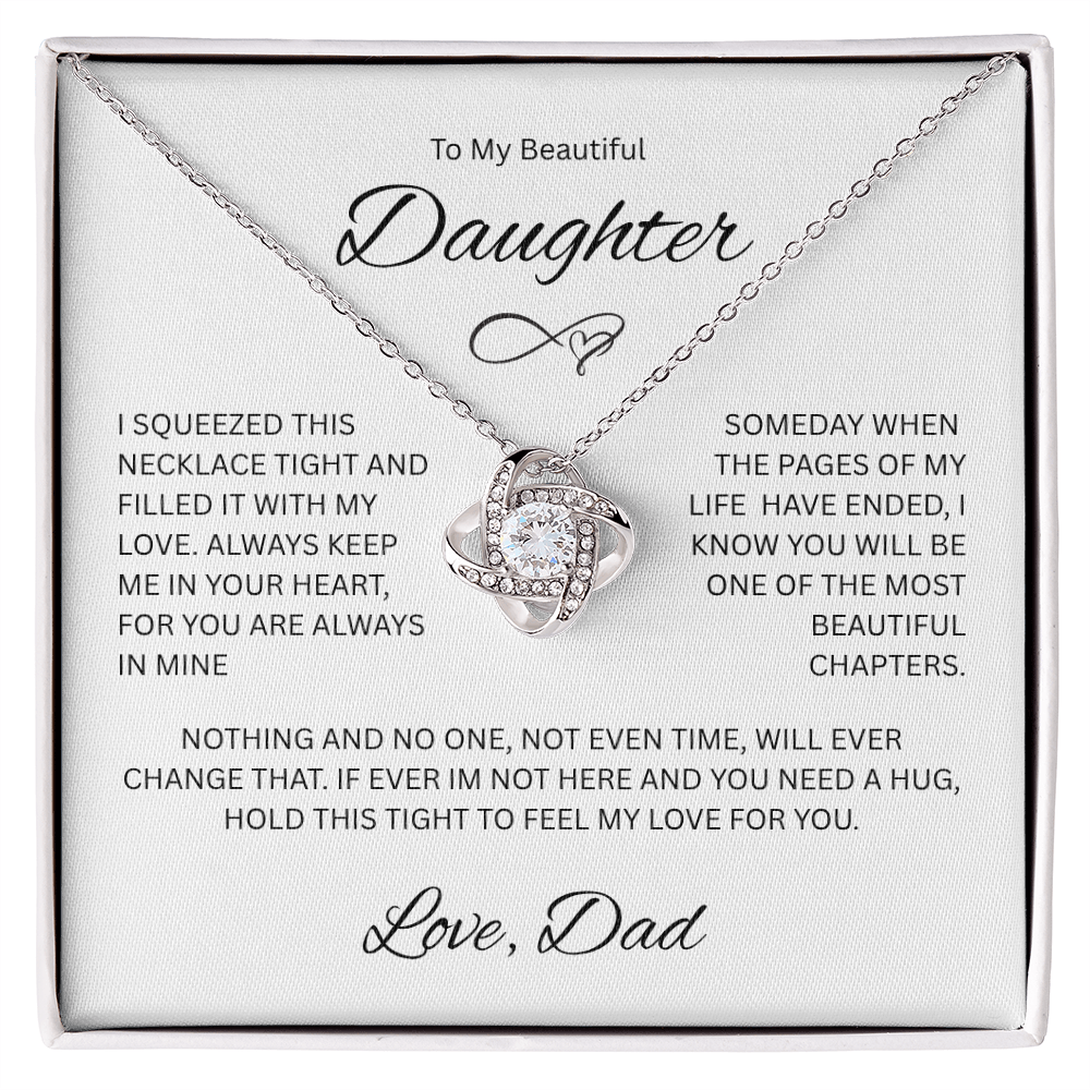Dazzling Daughter Gift "To My Beautiful Daughter, Love Dad"