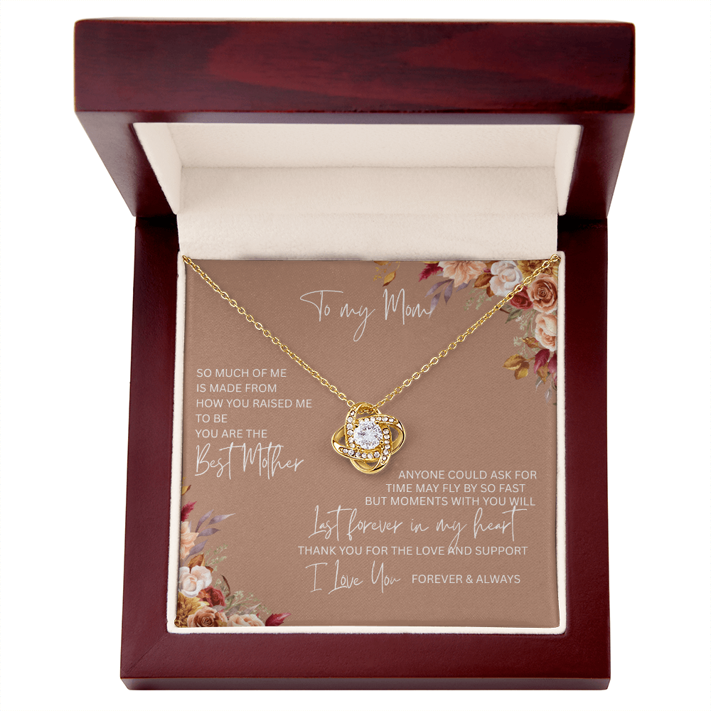 Exquisite Gift for Mom The "Love Knot Necklace"