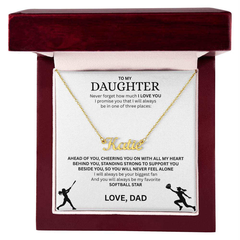 Surprise your Champion with a "Custom Name Necklace"