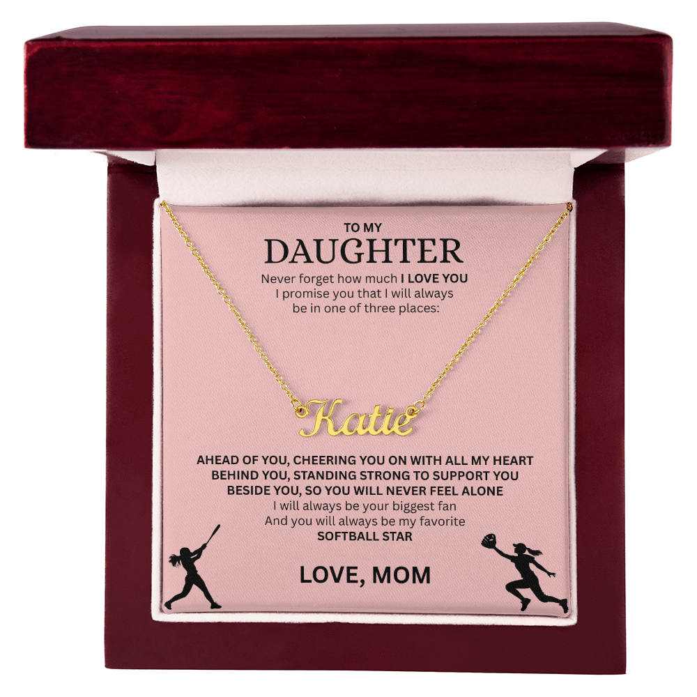 Surprise your Champion with a "Custom Name Necklace"