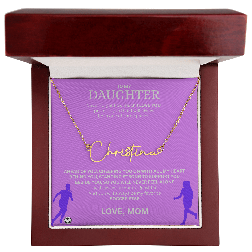 Recognize her greatness with a "Signature Name Necklace"