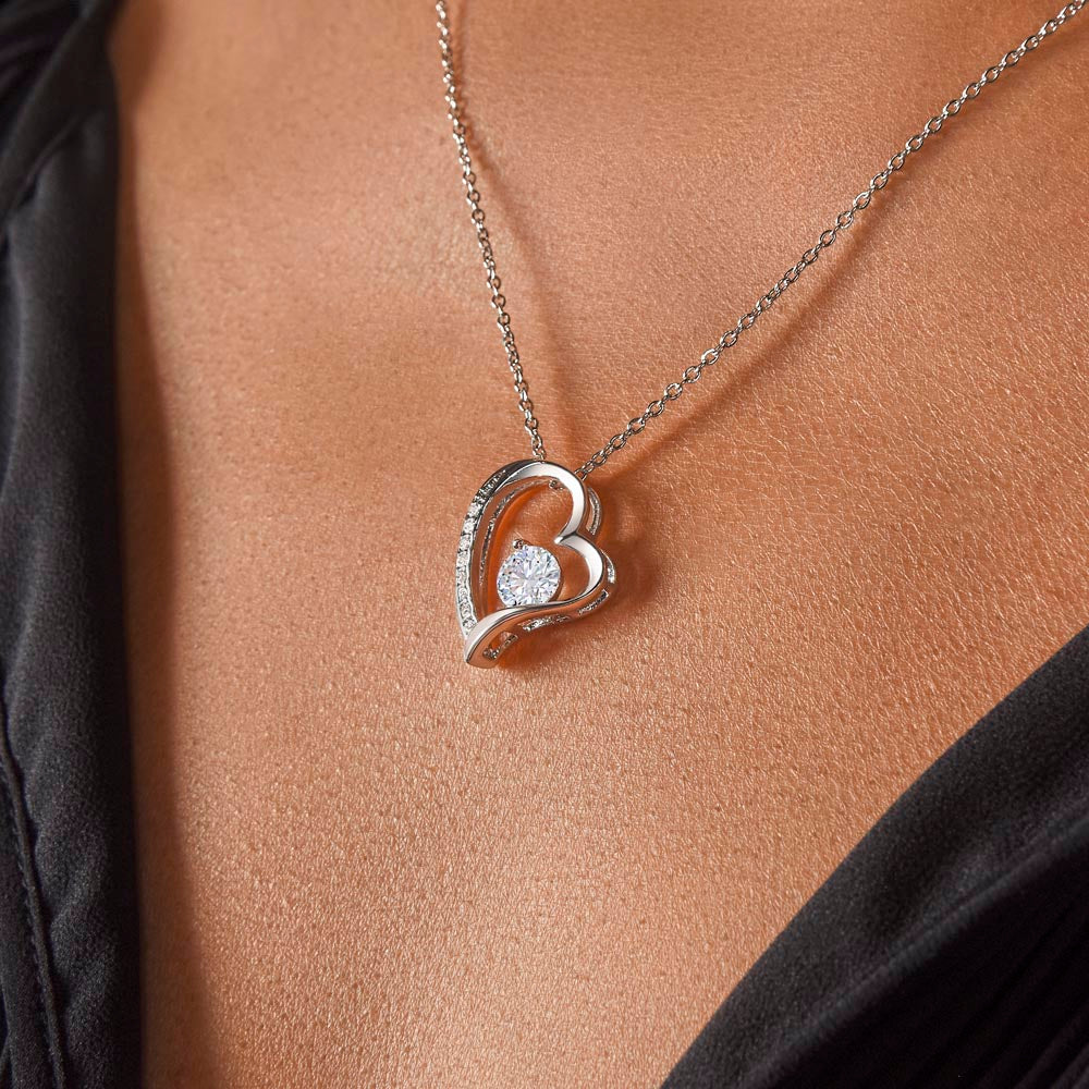 Because she is your everything; The remarkable "Forever Love Necklace" "To My Beautiful Wife"