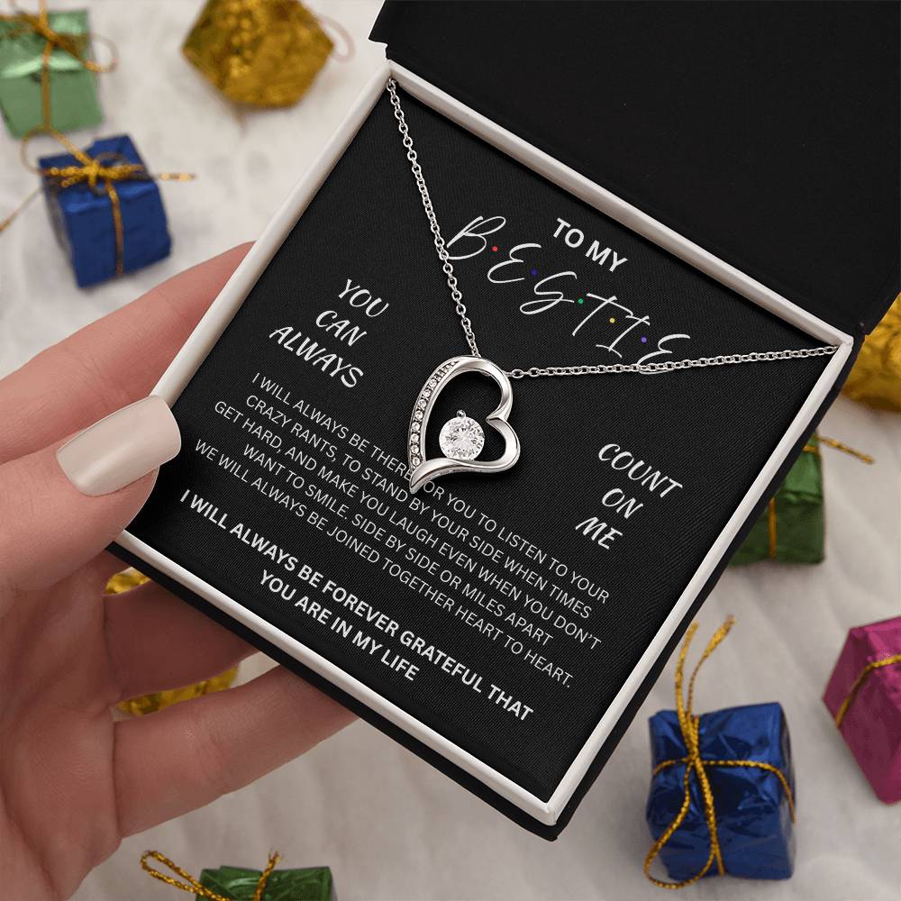 Brilliant Forever Love Necklace for your Very "Best friend"
