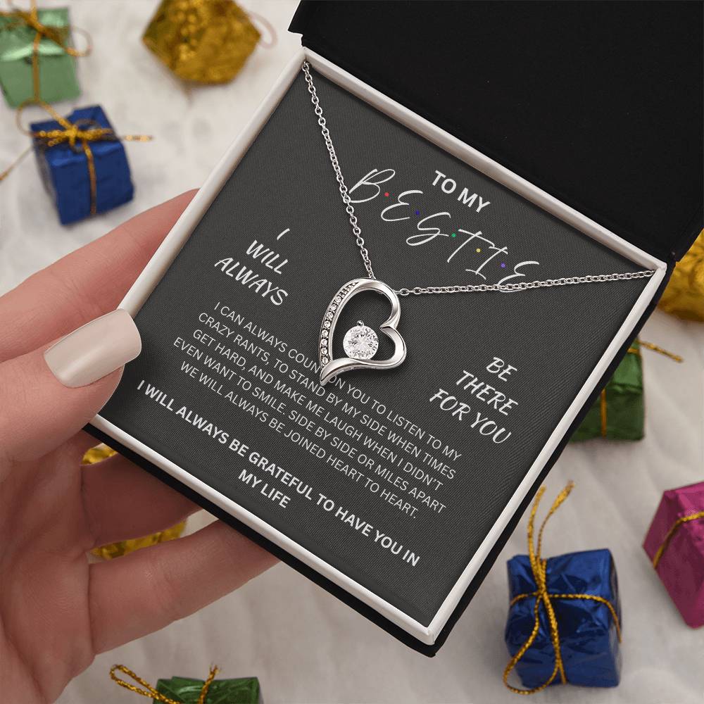 Brilliant Forever Love Necklace for your Very "Best friend"