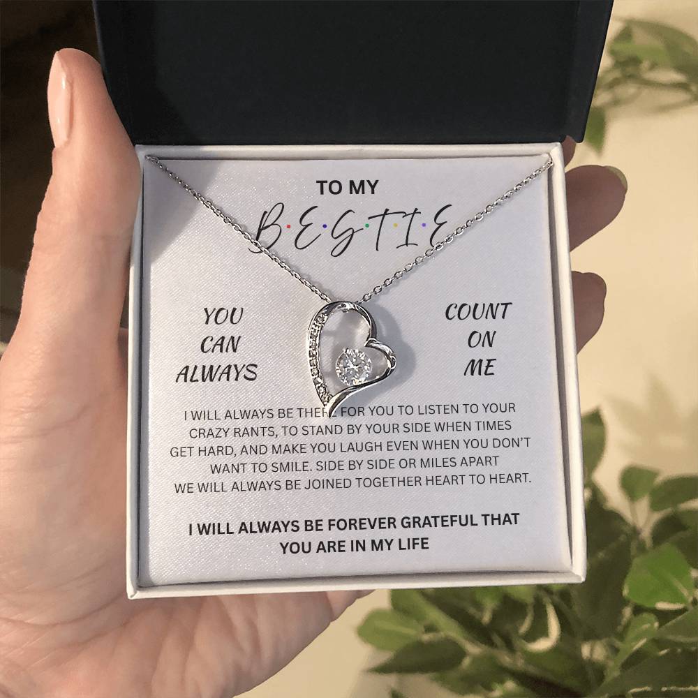 Brilliant Forever Love Necklace for your Very "Best friend"