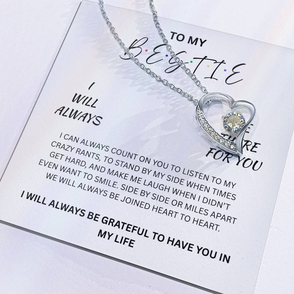 Brilliant Forever Love Necklace for your Very "Best friend"