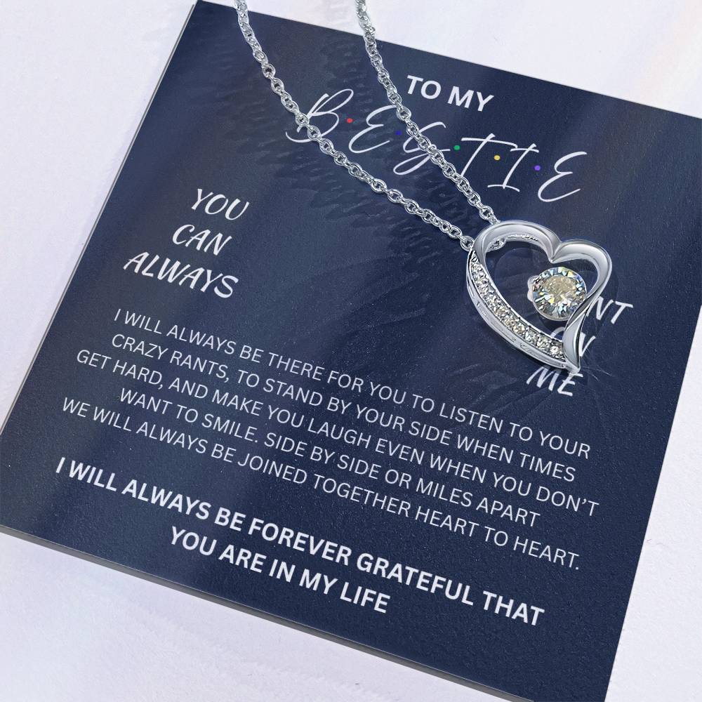 Brilliant Forever Love Necklace for your Very "Best friend"