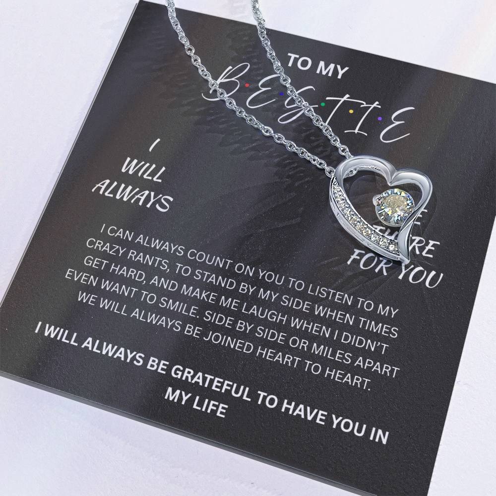 Brilliant Forever Love Necklace for your Very "Best friend"
