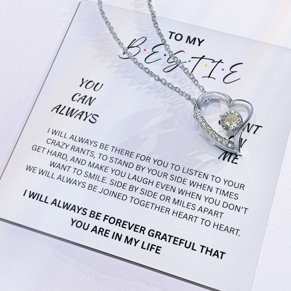 Brilliant Forever Love Necklace for your Very "Best friend"