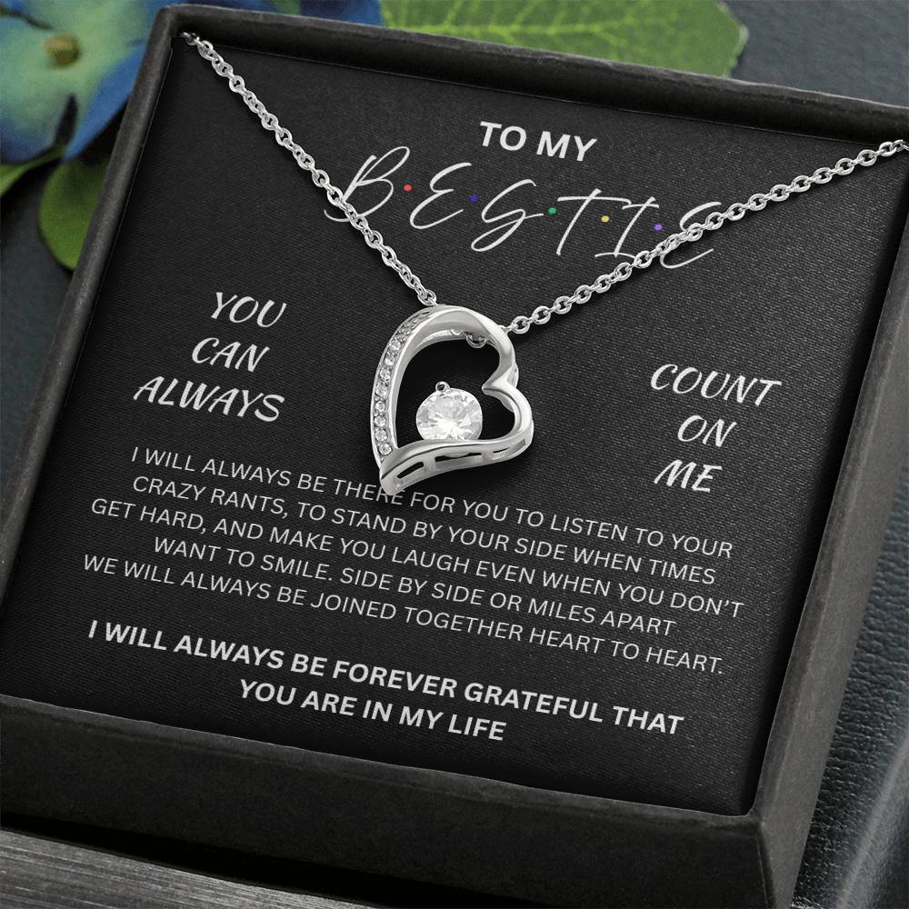 Brilliant Forever Love Necklace for your Very "Best friend"