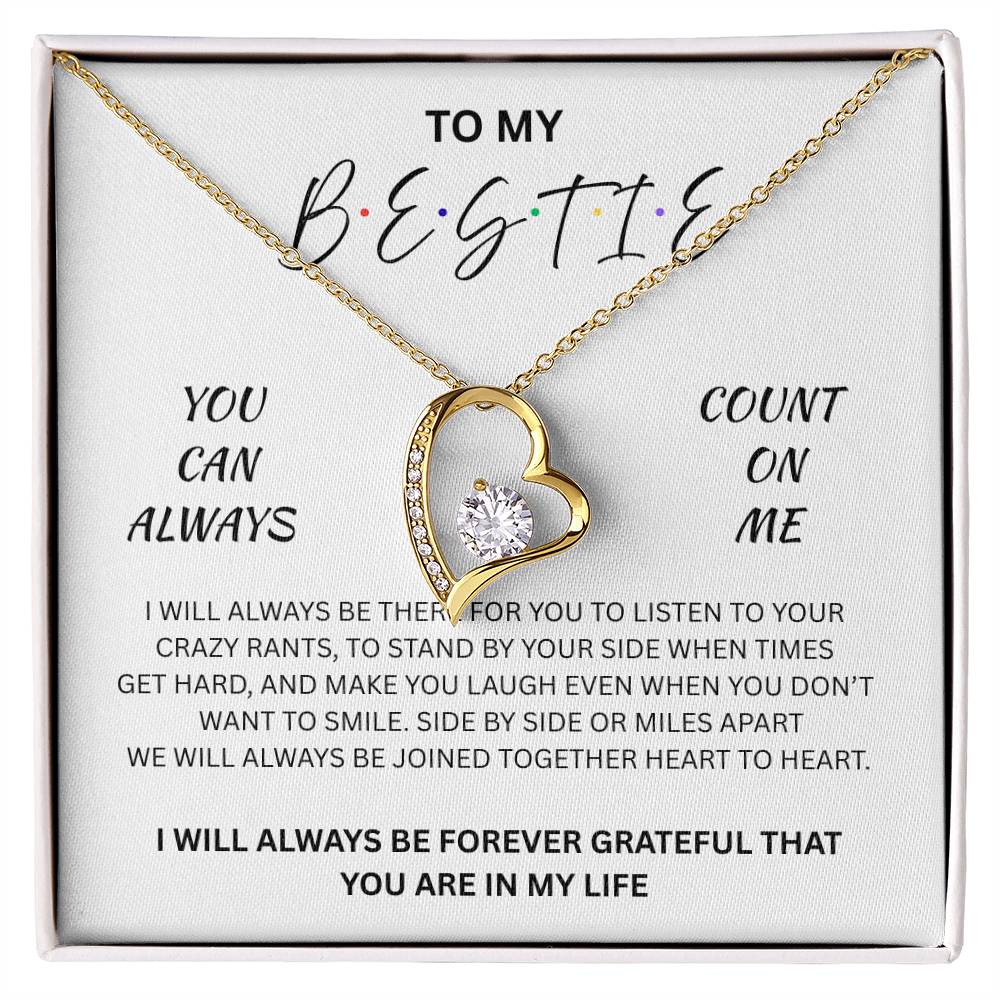 Brilliant Forever Love Necklace for your Very "Best friend"