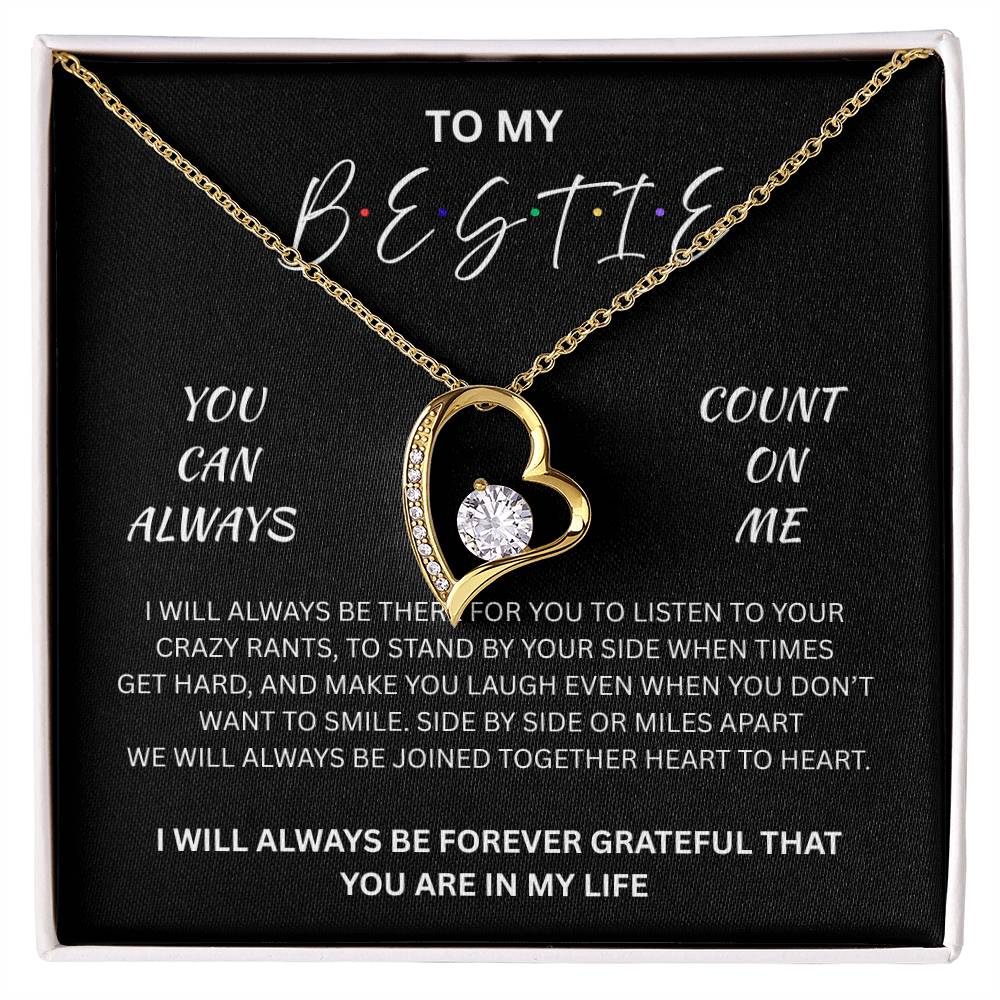 Brilliant Forever Love Necklace for your Very "Best friend"