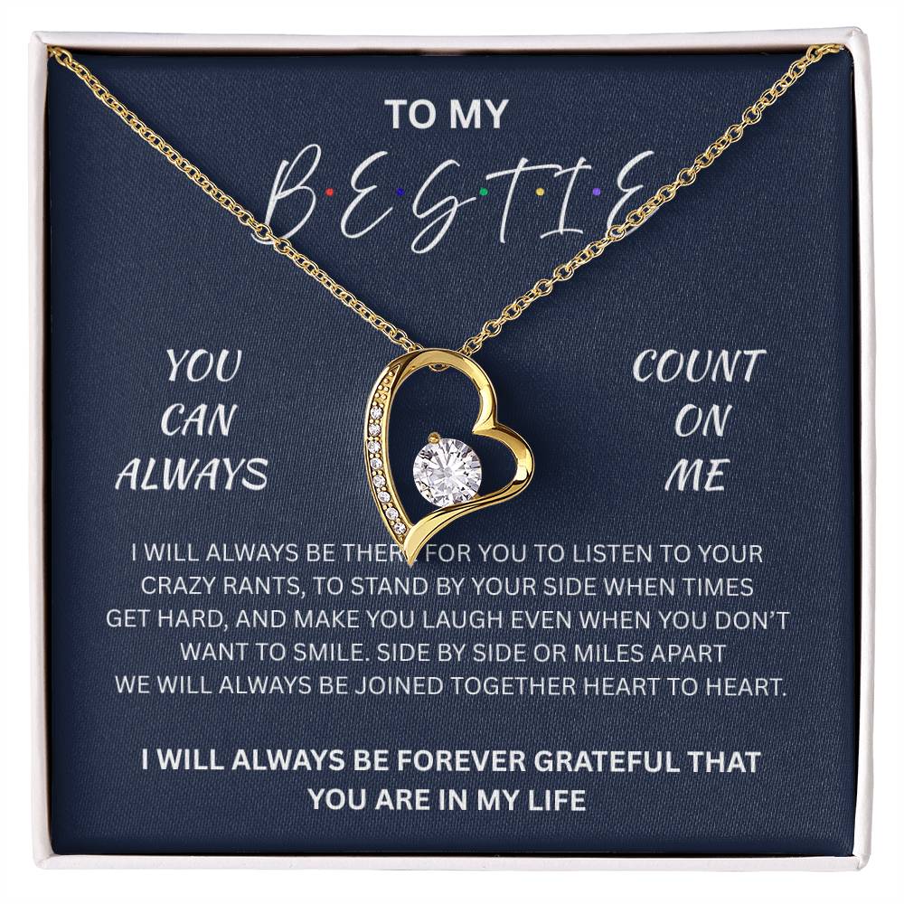 Brilliant Forever Love Necklace for your Very "Best friend"