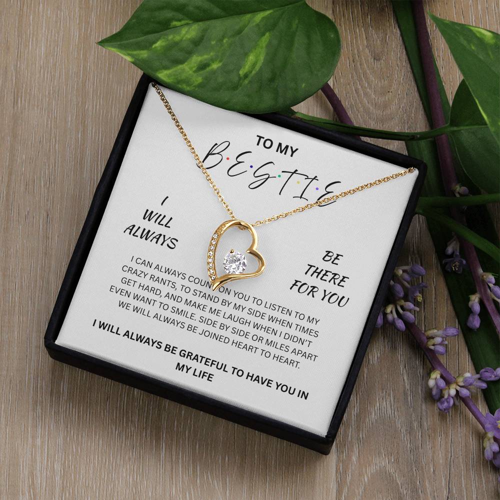 Brilliant Forever Love Necklace for your Very "Best friend"