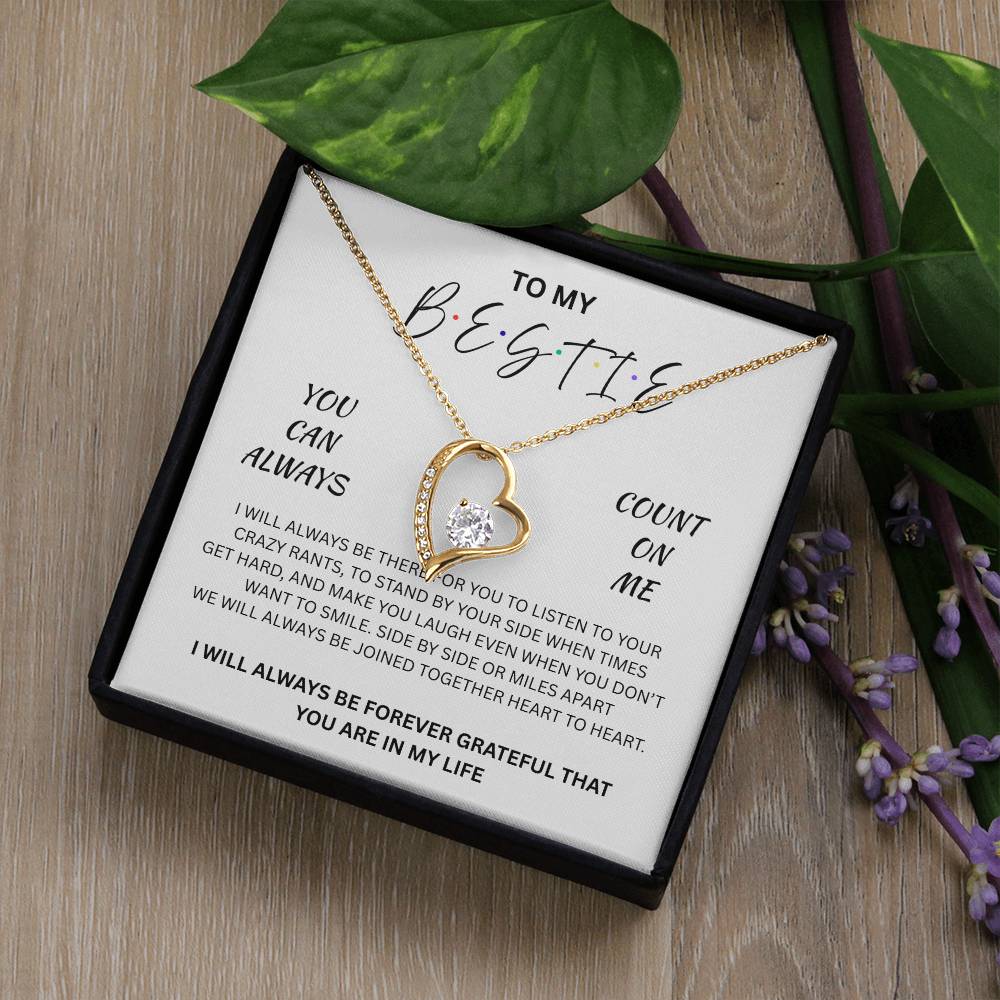 Brilliant Forever Love Necklace for your Very "Best friend"
