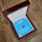 Precious Gift for "Mommy To Be" Baby Feet Heart Necklace