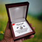 Angelic Gift for "Mommy To Be" Baby Feet Heart Necklace
