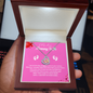 Angelic Gift for "Mommy To Be" Baby Feet Heart Necklace