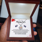 Angelic Gift for "Mommy To Be" Baby Feet Heart Necklace
