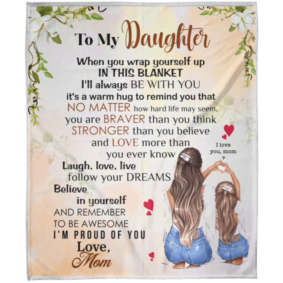 To My Daughter | Fleece Blanket