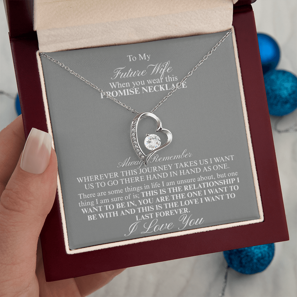 Elegant Love Offering for your "Future Wife" Forever Love Necklace