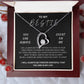Brilliant Forever Love Necklace for your Very "Best friend"