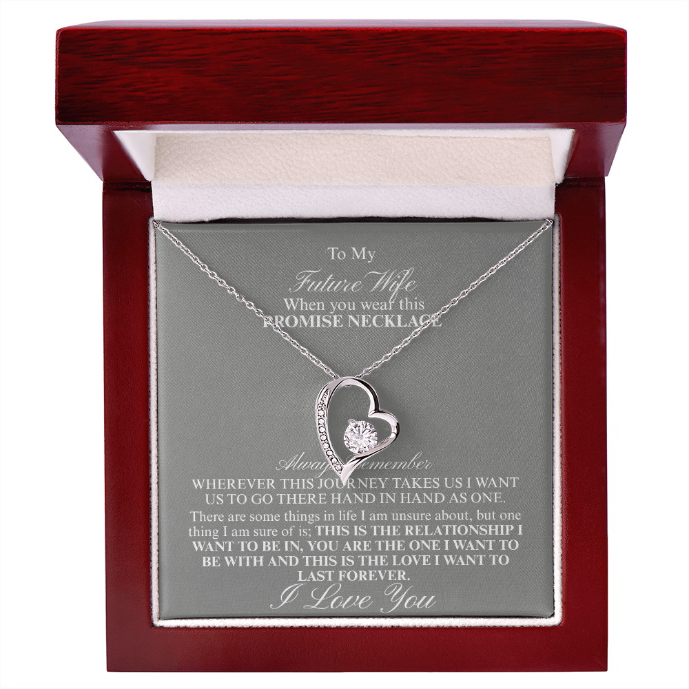 Elegant Love Offering for your "Future Wife" Forever Love Necklace