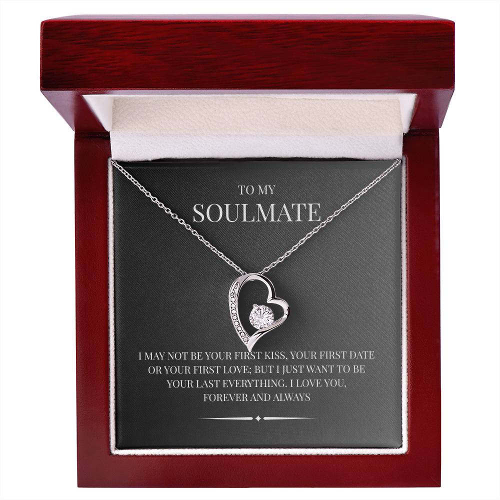 Radiant Heart Pendant for "Your Soulmate" Forever Love Necklace