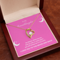 Enduring love woven through generations "Forever Love Necklace"