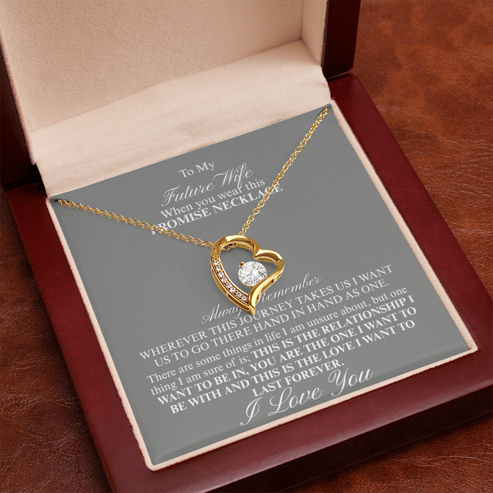 Elegant Love Offering for your "Future Wife" Forever Love Necklace