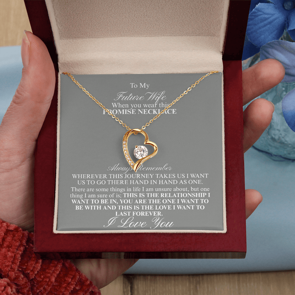 Elegant Love Offering for your "Future Wife" Forever Love Necklace