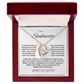 Captivating Forever Love Necklace "To My Soulmate"