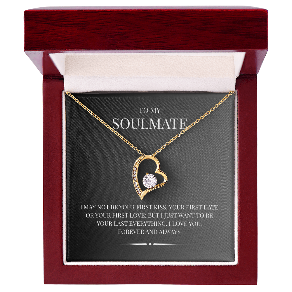 Radiant Heart Pendant for "Your Soulmate" Forever Love Necklace