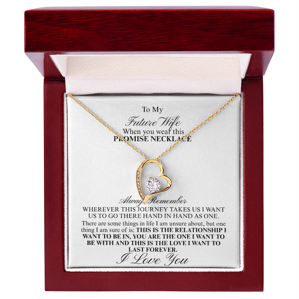 Elegant Love Offering for your "Future Wife" Forever Love Necklace