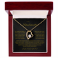Captivating Forever Love Necklace "To My Soulmate"