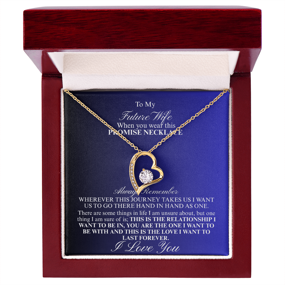 Elegant Love Offering for your "Future Wife" Forever Love Necklace