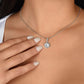 Elegant Gift for Sister "On My Wedding Day" Eternal Hope Necklace
