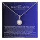 Elegant Gift for Sister "On My Wedding Day" Eternal Hope Necklace
